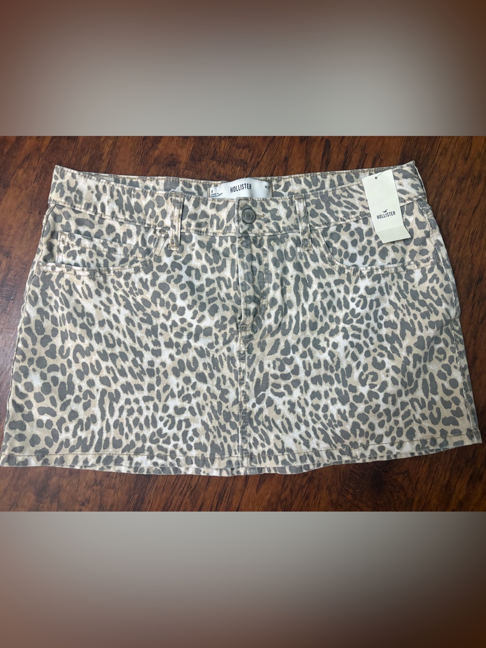 Hollister Mini Skirt Cheetah Print New With Tags